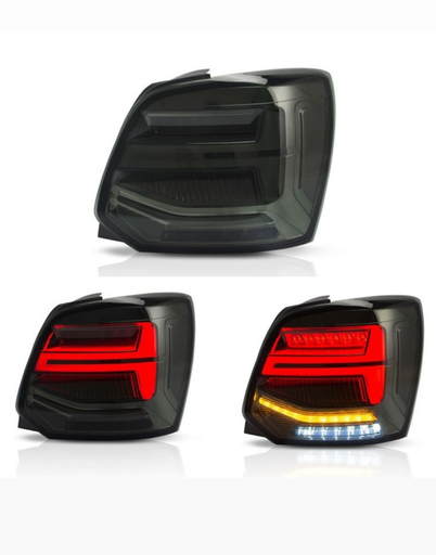 Audi Q2 Type Taillights for Polo 2010-2022 ( Smoke )